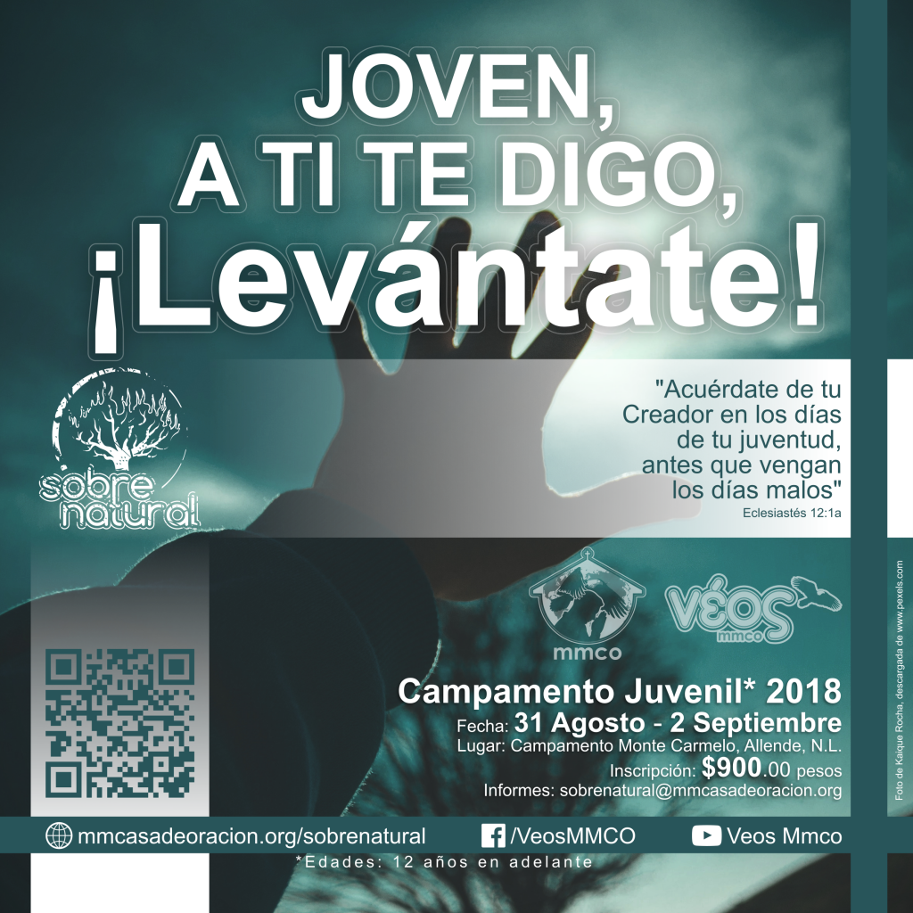 Advertising postcard Supernatural Camp 2018